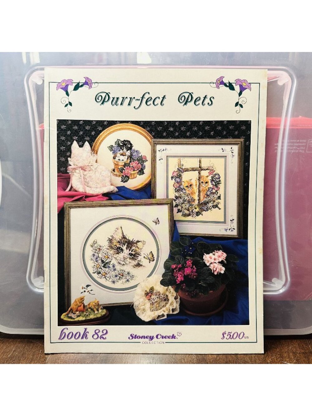 Purr-Fect Pets Cross-Stitch Pattern Book 82 By Stoney Creek Collection